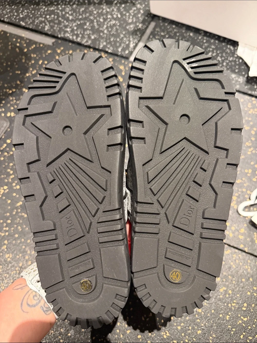Grey Logo Jacquard Strap Sandals - Picture 3 of 3